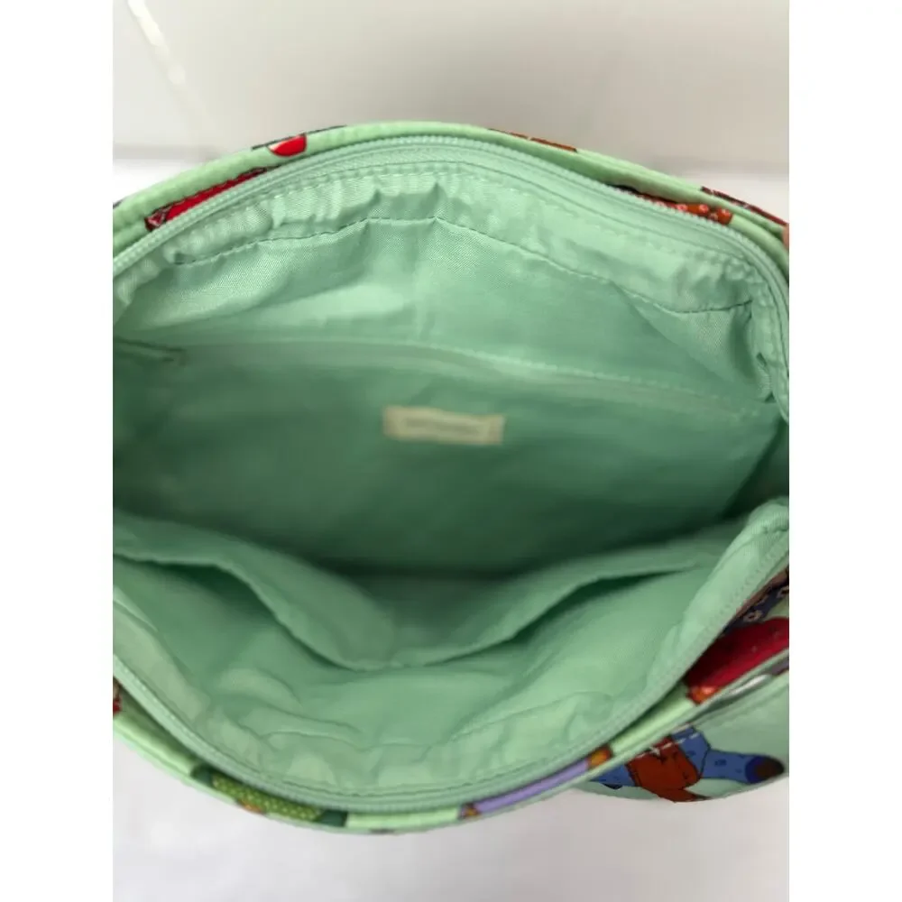 Vera Bradley Toasty Teddies Essential XL Crossbody, NWT